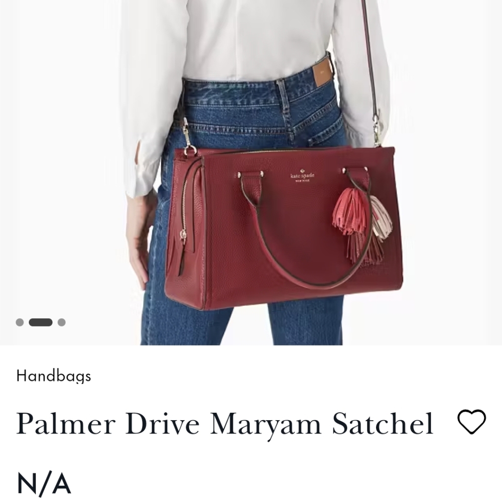NWT Kate Spade Palmer Drive leather satchel - Picture 10 of 11